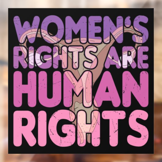 女性の権利は人権 ウィンドウサイン (シート2)