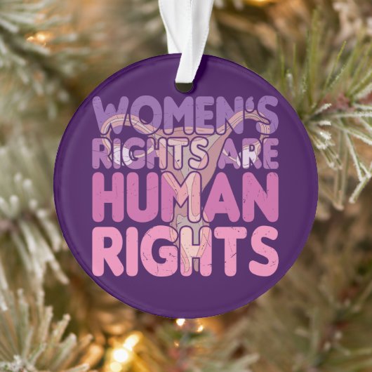 女性の権利は人権 オーナメント (ツリー)