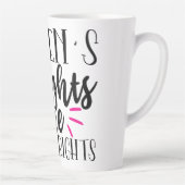 女性の権利は人権 カフェラテマグ (右)