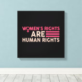 女性の権利は人権 キャンバスプリント (インサイチュ (ウッドフロア))