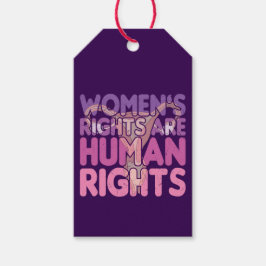 女性の権利は人権 ギフトタグ