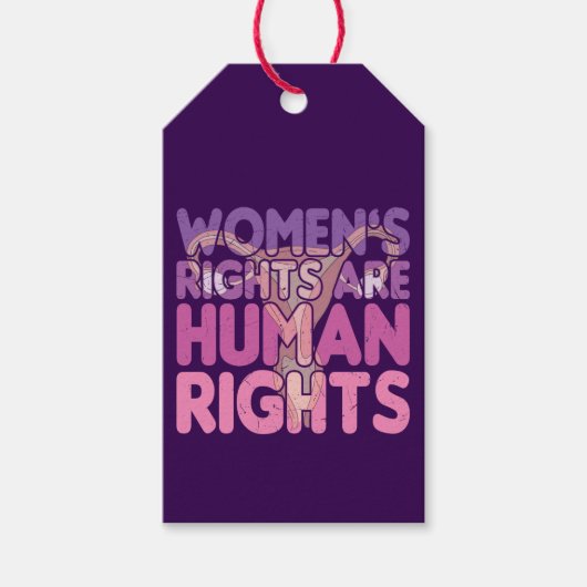 女性の権利は人権 ギフトタグ (正面)