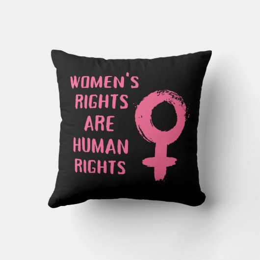 女性の権利は人権 クッション (裏面)