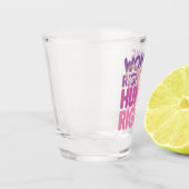 女性の権利は人権 ショットグラス (左)