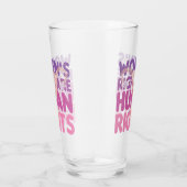 女性の権利は人権 タンブラーグラス (右)