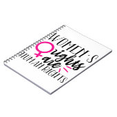 女性の権利は人権 ノートブック (左側)