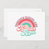 女性の権利は人権 ポストカード (正面/裏面)