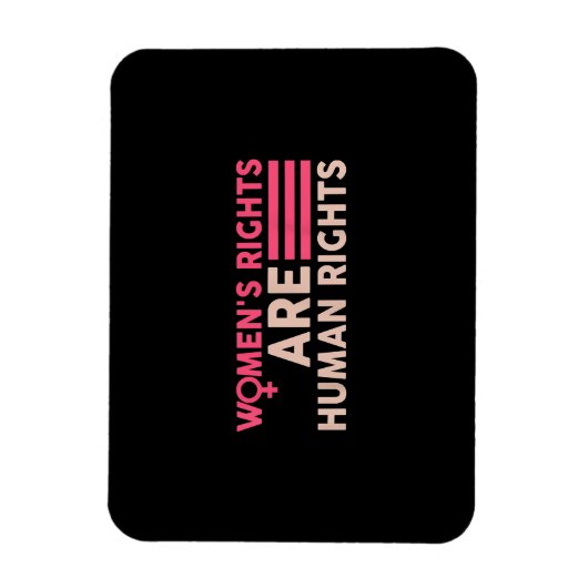 女性の権利は人権 マグネット (縦)