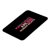 女性の権利は人権 マグネット (左側)