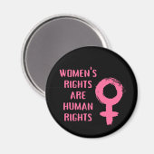 女性の権利は人権 マグネット (正面/裏面)