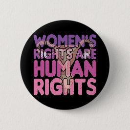 女性の権利は人権 缶バッジ