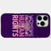 女性の権利は人権 Case-Mate iPhoneケース (裏面 (横))