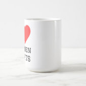 女性の権利を愛す コーヒーマグカップ (中央)