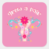 女性の権利を獲得したフェミニスト スクエアシール (正面)