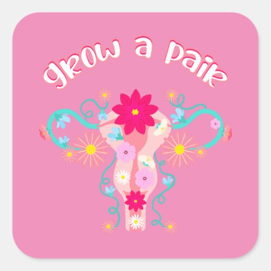 女性の権利を獲得したフェミニスト スクエアシール (正面)