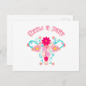 女性の権利を獲得したフェミニスト ポストカード (正面/裏面)