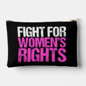 女性の権利フェミニストのための戦はっきりしたい アクセサリーポーチ (裏面)