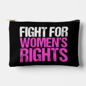 女性の権利フェミニストのための戦はっきりしたい アクセサリーポーチ (正面)