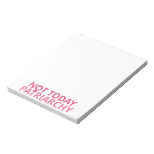 女性の権利フェミニスト – 今日ではない家父長制2 ノートパッド (回転)