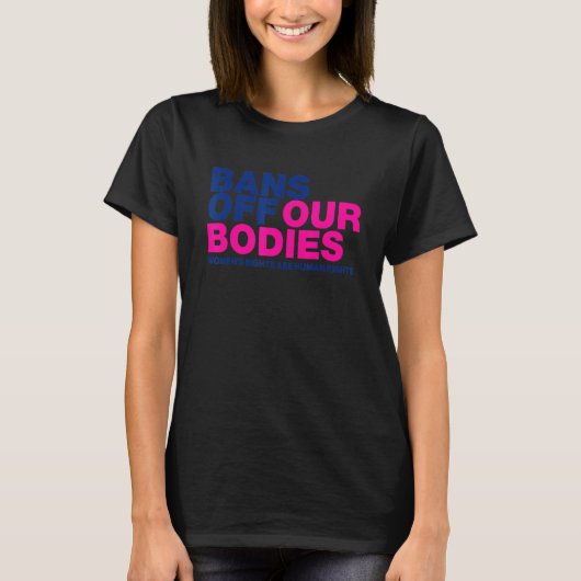女性の権利体を禁止1 Tシャツ (正面)