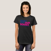 女性の権利体を禁止1 Tシャツ (正面フル)