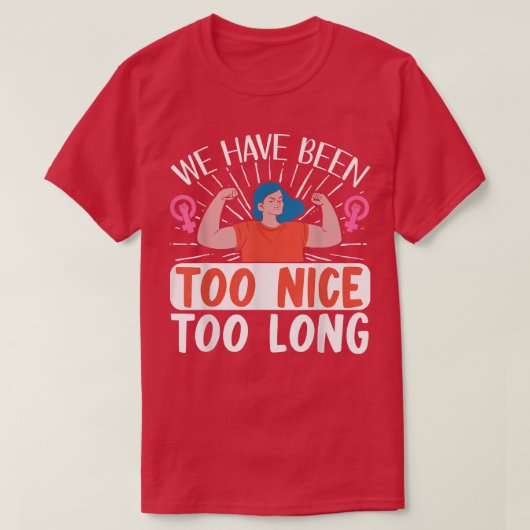女性の権利女性の権利私たちが持っている Tシャツ (デザイン正面)