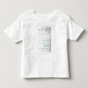 女性の権利表示 トドラーTシャツ