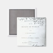 女性の権利表示 マグネット (正面/裏面)