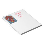 女性の権利2017は拳を上げた ノートパッド (アングル)