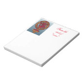 女性の権利2017は拳を上げた ノートパッド (回転)