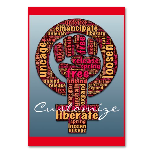 女性の権利2017は、最初のサンダー_コーブ テーブルナンバー (正面)