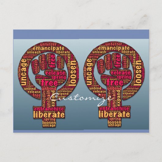 女性の権利2017は、最初のサンダー_コーブ ポストカード (正面)