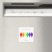女性の権利2017 LGBTQIA マグネット (インサイチュ (食洗機))