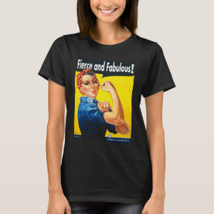 女性の権利 ロージー・ザ・リベッター 強くて素敵 Tシャツ