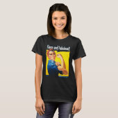 女性の権利 ロージー・ザ・リベッター 強くて素敵 Tシャツ (正面フル)