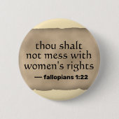 女性の権利 缶バッジ (正面)
