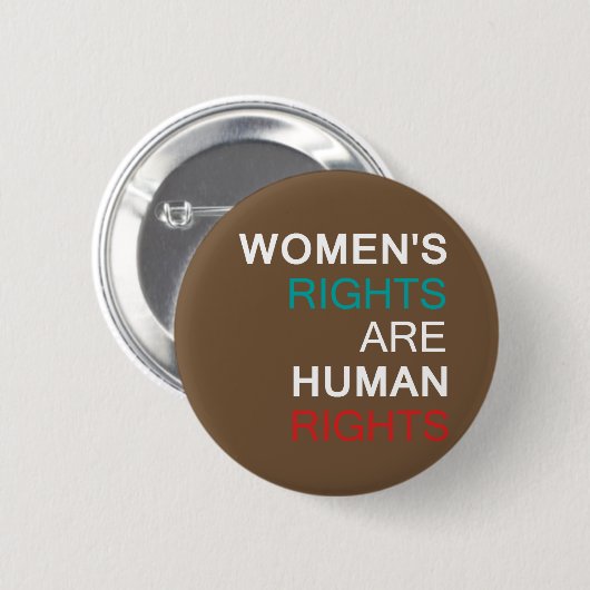 女性の権利 缶バッジ (正面&裏面)