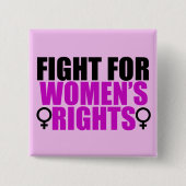 女性の権利 缶バッジ (正面)