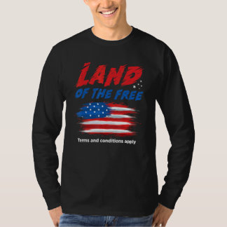 女性の権利 自由の国 利用規約 Tシャツ