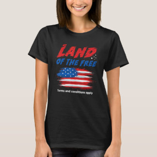 女性の権利 自由の国 利用規約 Tシャツ