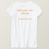 女性の権利 Tシャツ (デザイン裏面)