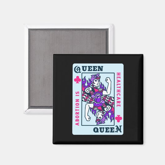 女性の権利roe v wade妊娠中絶はヘルスケアm マグネット (正面/裏面)
