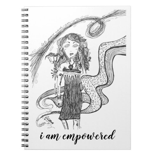 女性の権限委譲ジャーナル。 保護女性 ノートブック (正面)