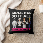 女性の権限平等強い女性の力 クッション (ブランケット)