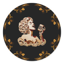 女性の歌紙工芸音楽アート