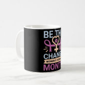 女性の歴史が変わる月である コーヒーマグカップ (正面左)