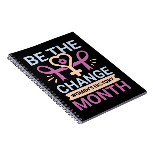女性の歴史が変わる月である ノートブック (右側)