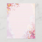 女性の歴史の月のフライヤー チラシ (裏面)