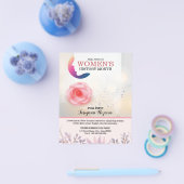 女性の歴史の月のフライヤー チラシ (シングル)