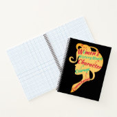 女性の歴史月間キャラクター勇気のコミットメント ノートブック (内部)